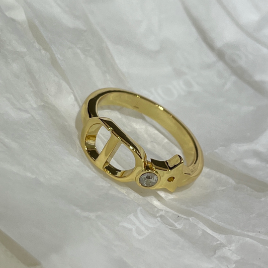 CD Star Accent Ring (Gold Finish)